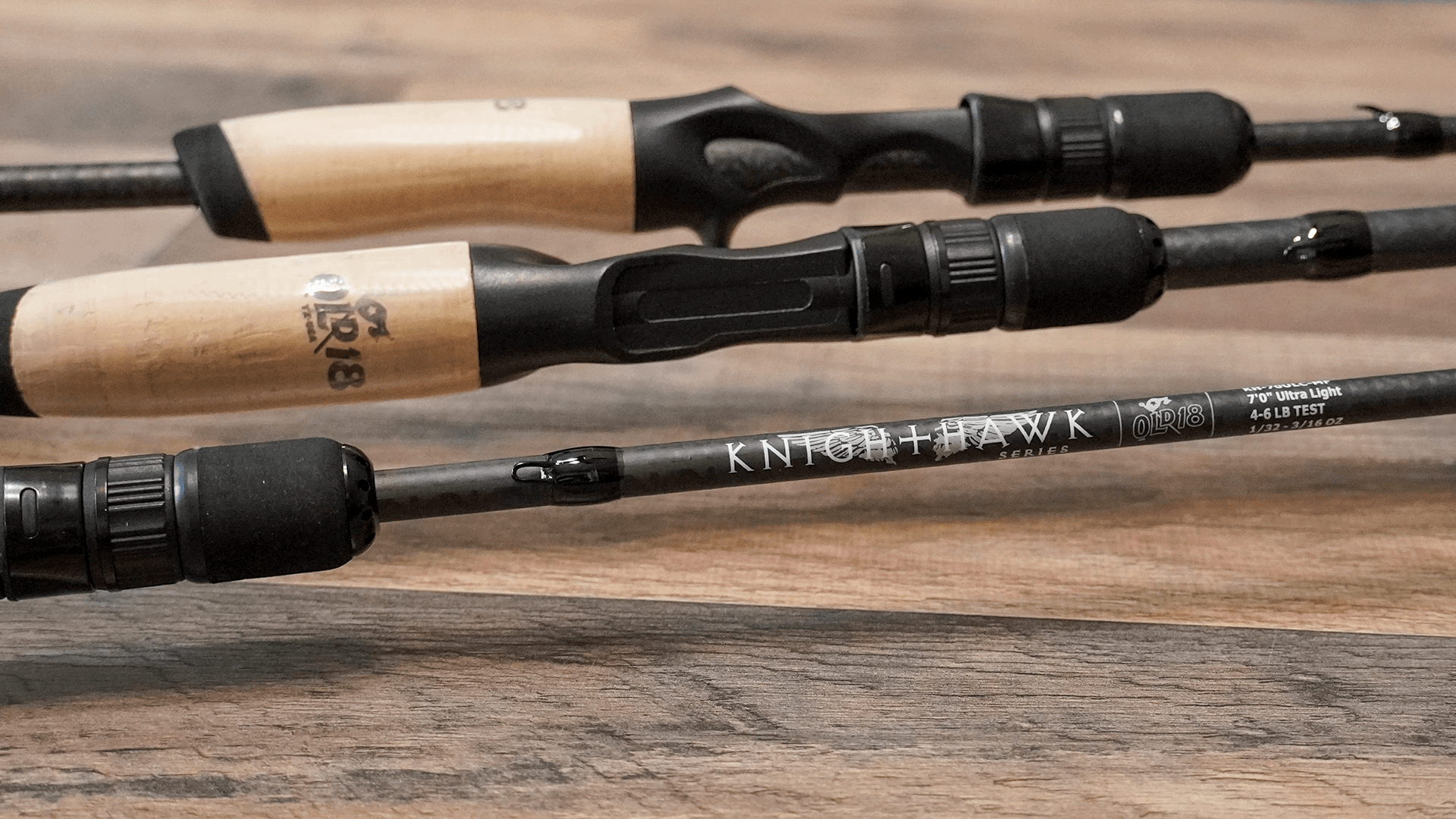 18 fishing poles Knighthawk- 7'0" Medium Heavy Casting Fast Constructed with non Old 18 makes some of