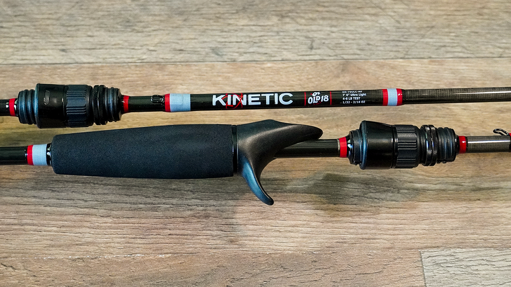 favorite lit spinning combo Split rear handles are used on the 6 to 7 all Lit Spinning Combo | Favorite
